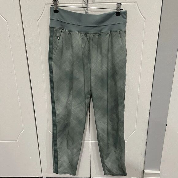 Athleta Nolita Slim Tapered Printed Crop Pant Plus Size 18 Green NWOT - Picture 6 of 6